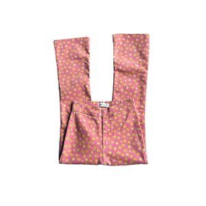 Zara Floral Print Jeans